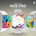 Smart Watch Original W29 PRO - MICROWEAR| FUNÇÃO DOIS GESTOS, 1G DE MEMÓRIA e  CAPINHA DE BRINDE.